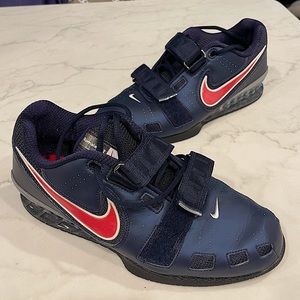 IMMACULATE Nike Romaleos 2 Navy Size 11 Men Weightlifting/Powerlifting Shoe